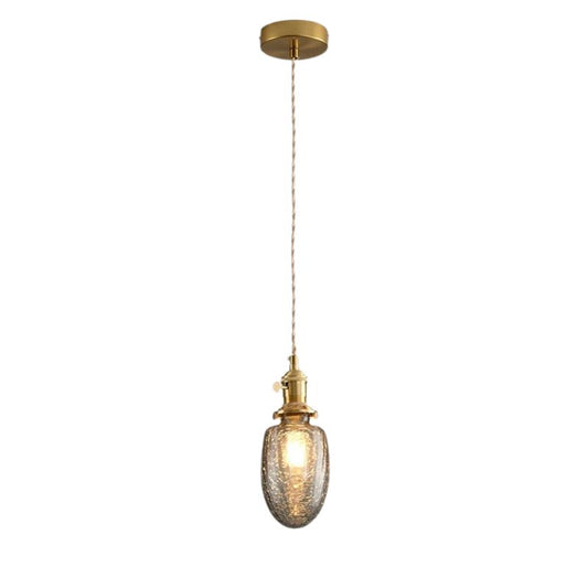 Suspension Vintage Verre Sculpté Ambiance Loft, cuisine, salle à manger, chambre
